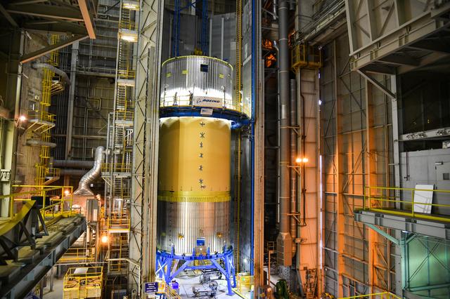 NASA image: Space Launch System Liquid Oxygen Tank Test Article Manufacturing at NASA’s Michoud Assembly Facility
